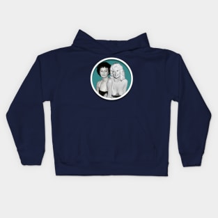 Jayne Mansfield and Sophia Loren Kids Hoodie